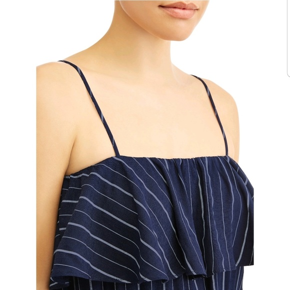 Juniors pinstripe jumpsuit - Picture 2 of 3